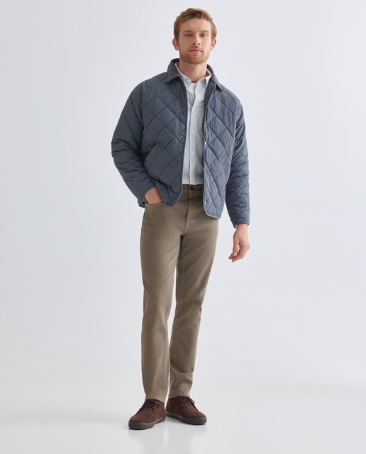 Imagen 0 de Pantalón hombre cinco bolsillos efecto lavado slim fit