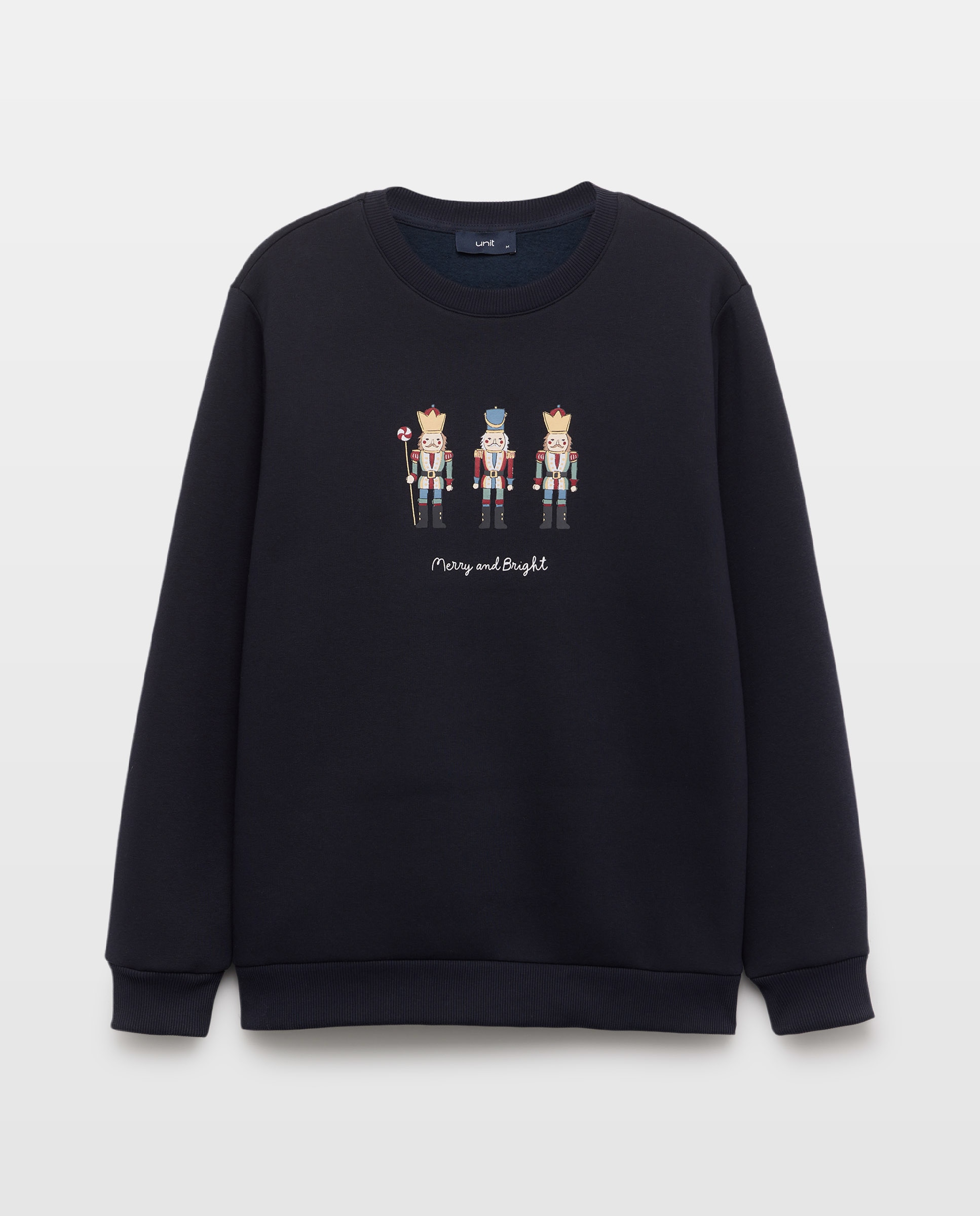 Sudadera de hombre cuello caja SOLDADITOS Azul marino-4