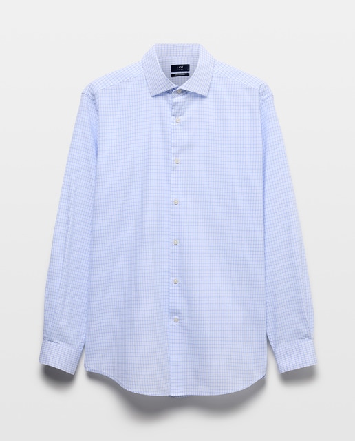 Imagen 0 de Camisa vestir hombre cuadros slim fit