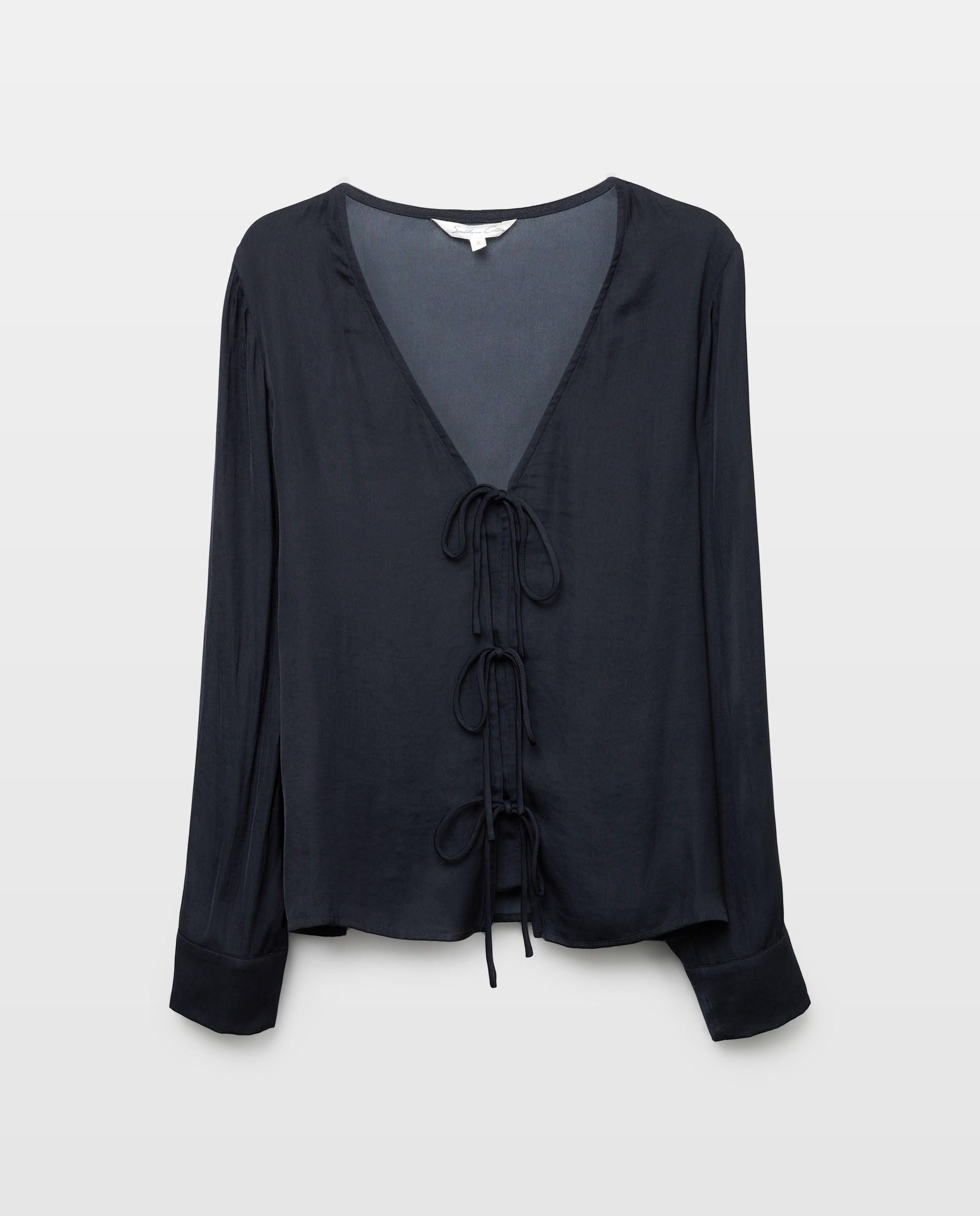 Blusa Alce com Laços Chumbo-4