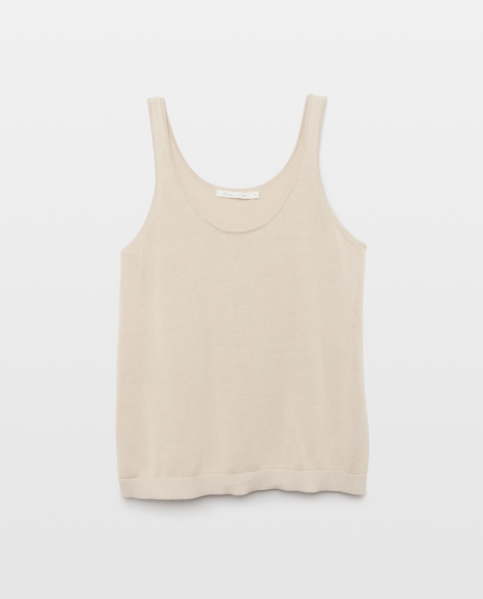 T-shirt de Tricot sem Mangas 300 Amarelo-5