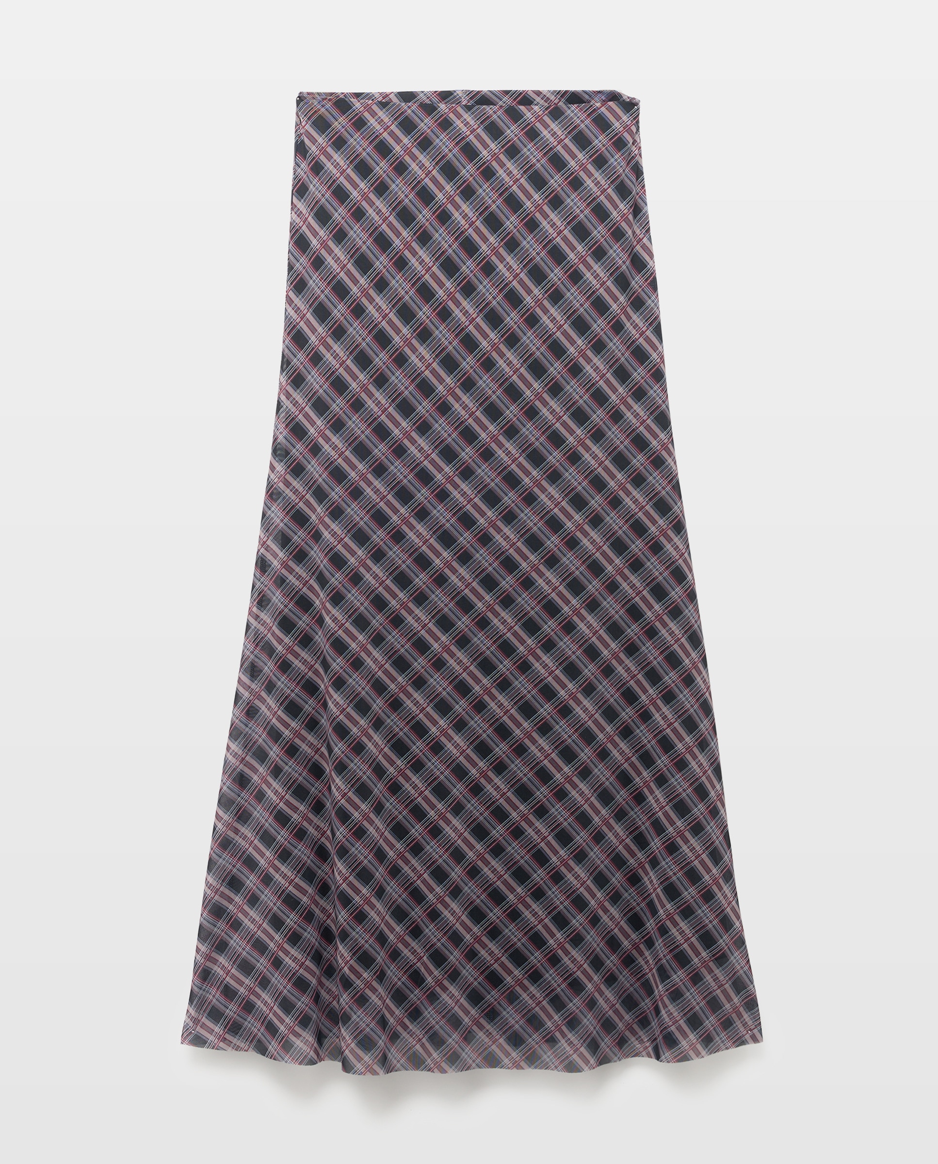 Saia Midi de Tule Preto-4