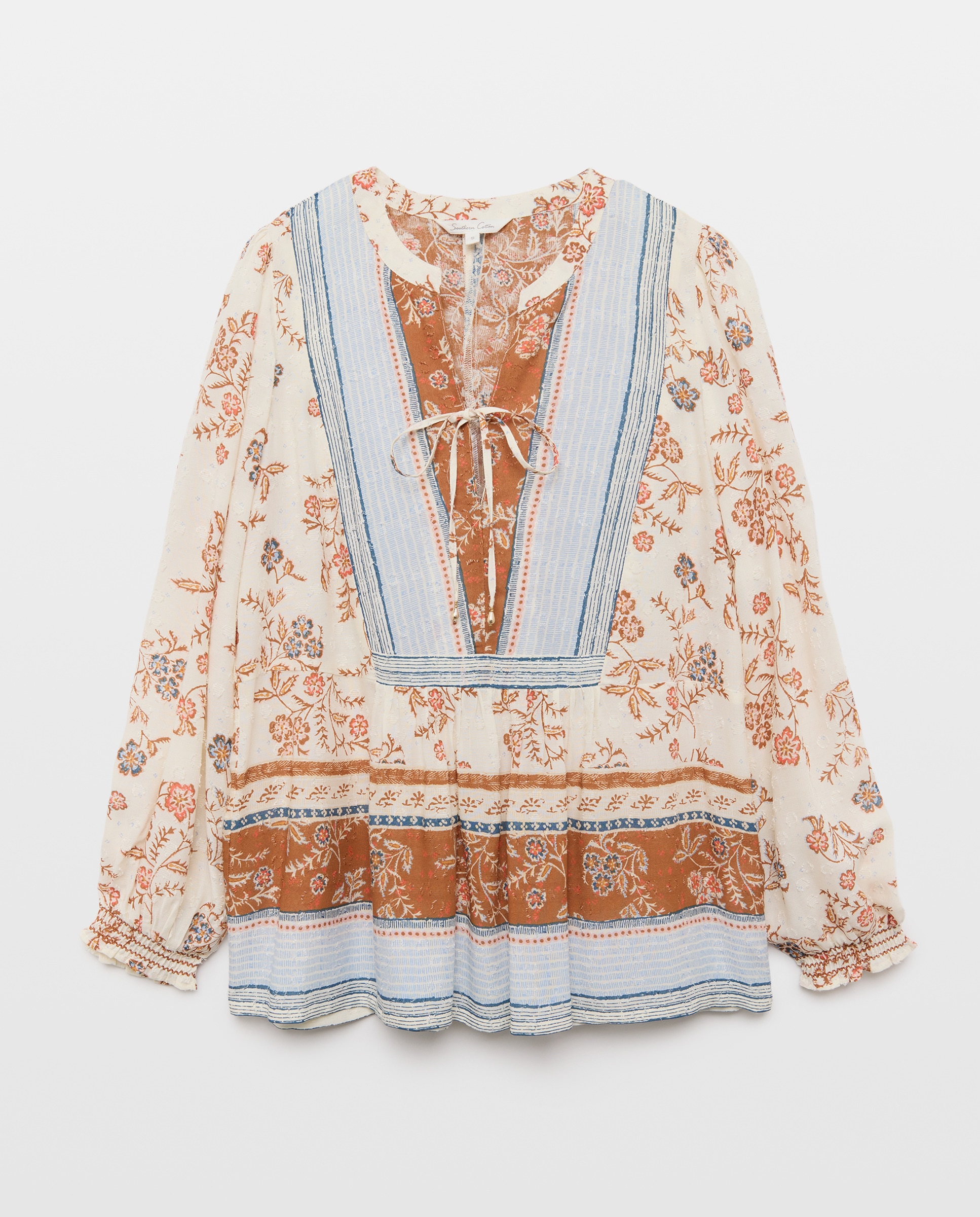 Blusa com Detalhe de Laço Amarelo-4