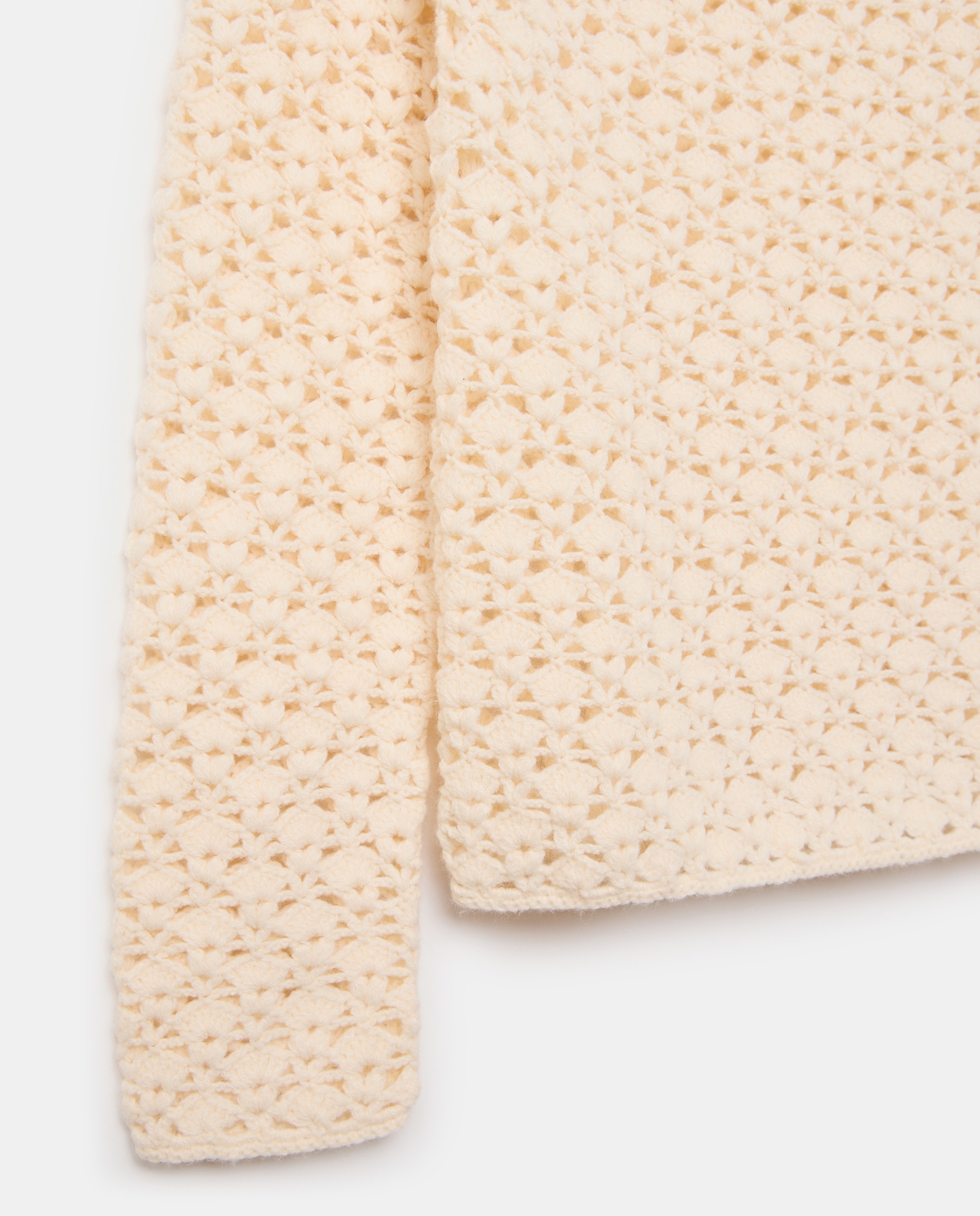 Camisola de Malha em Crochet 120 Cru-6