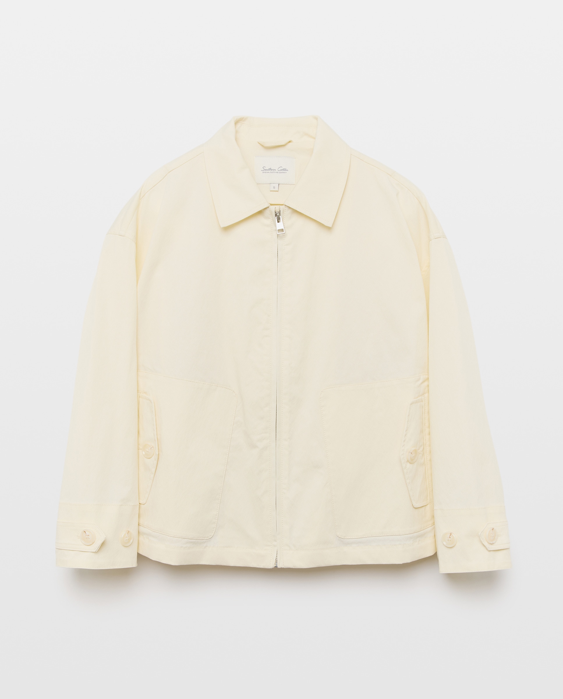 Parka Oversize com Fecho de Correr 120 Cru-4