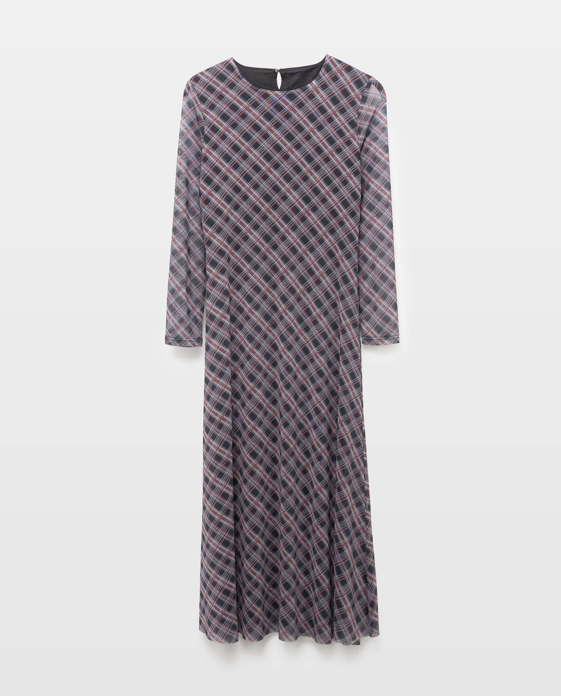 Vestido Comprido de Tule Preto-5