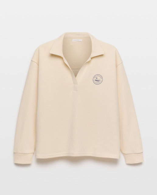 Imagem 0 de Polo Liso com Detalhes nas Mangas