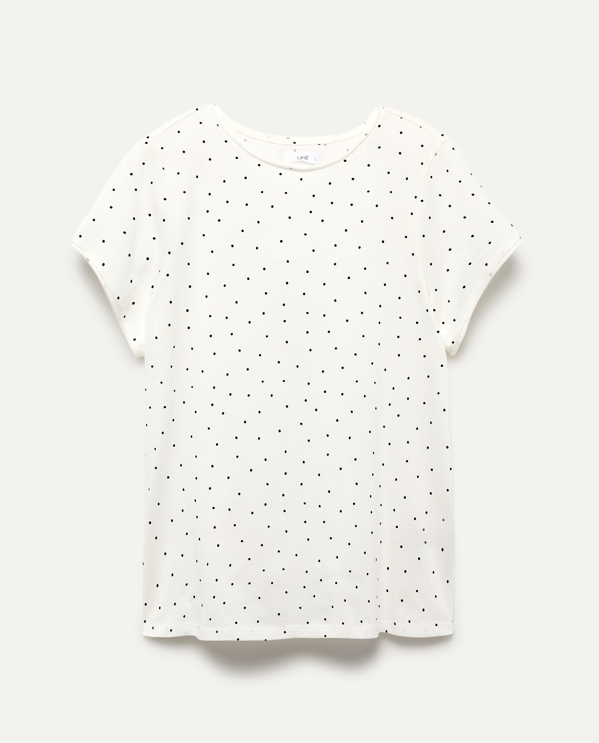 Camiseta estampada de mujer cuello caja Multicolor-4