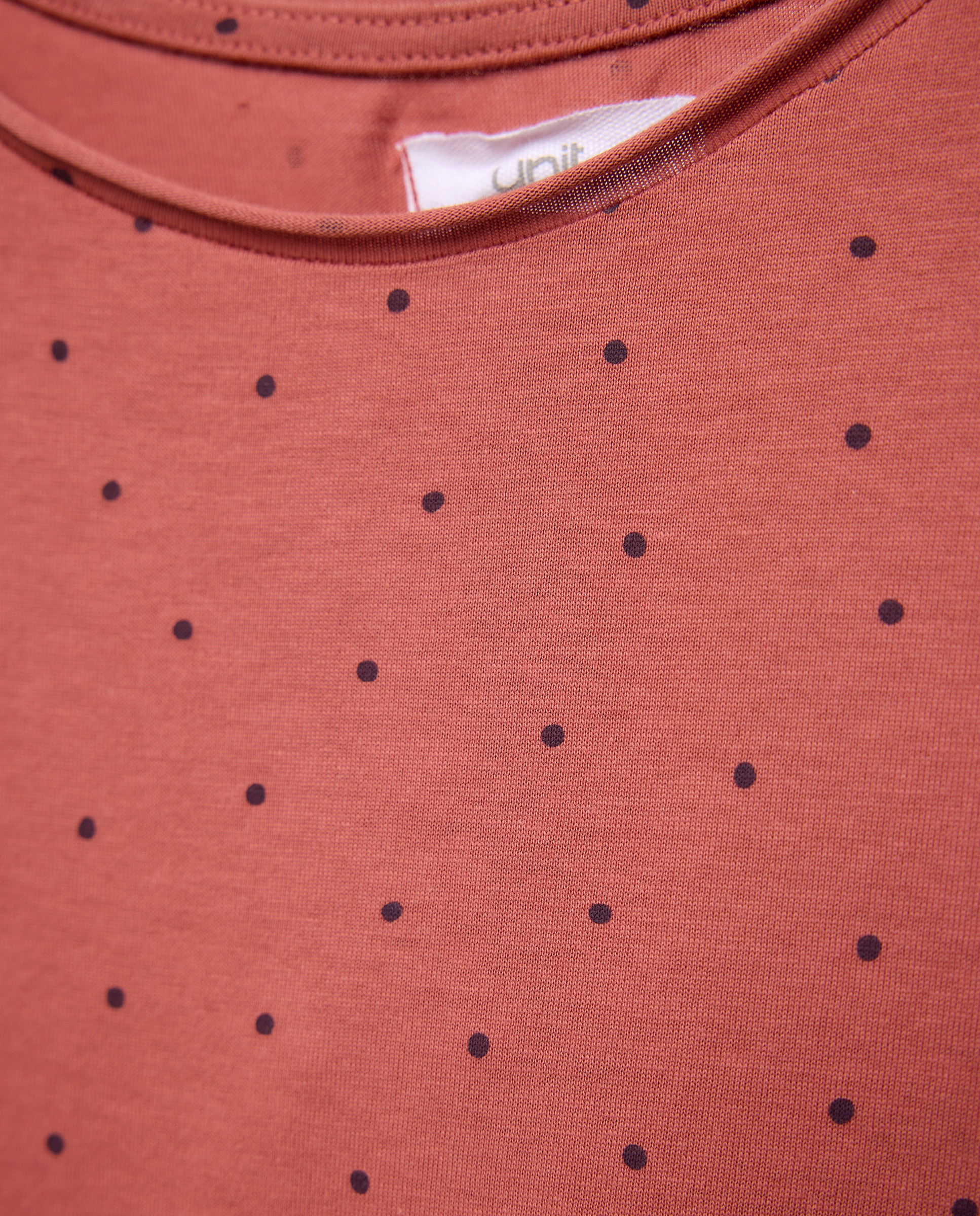 Camiseta estampada de mujer cuello caja Rosa-5