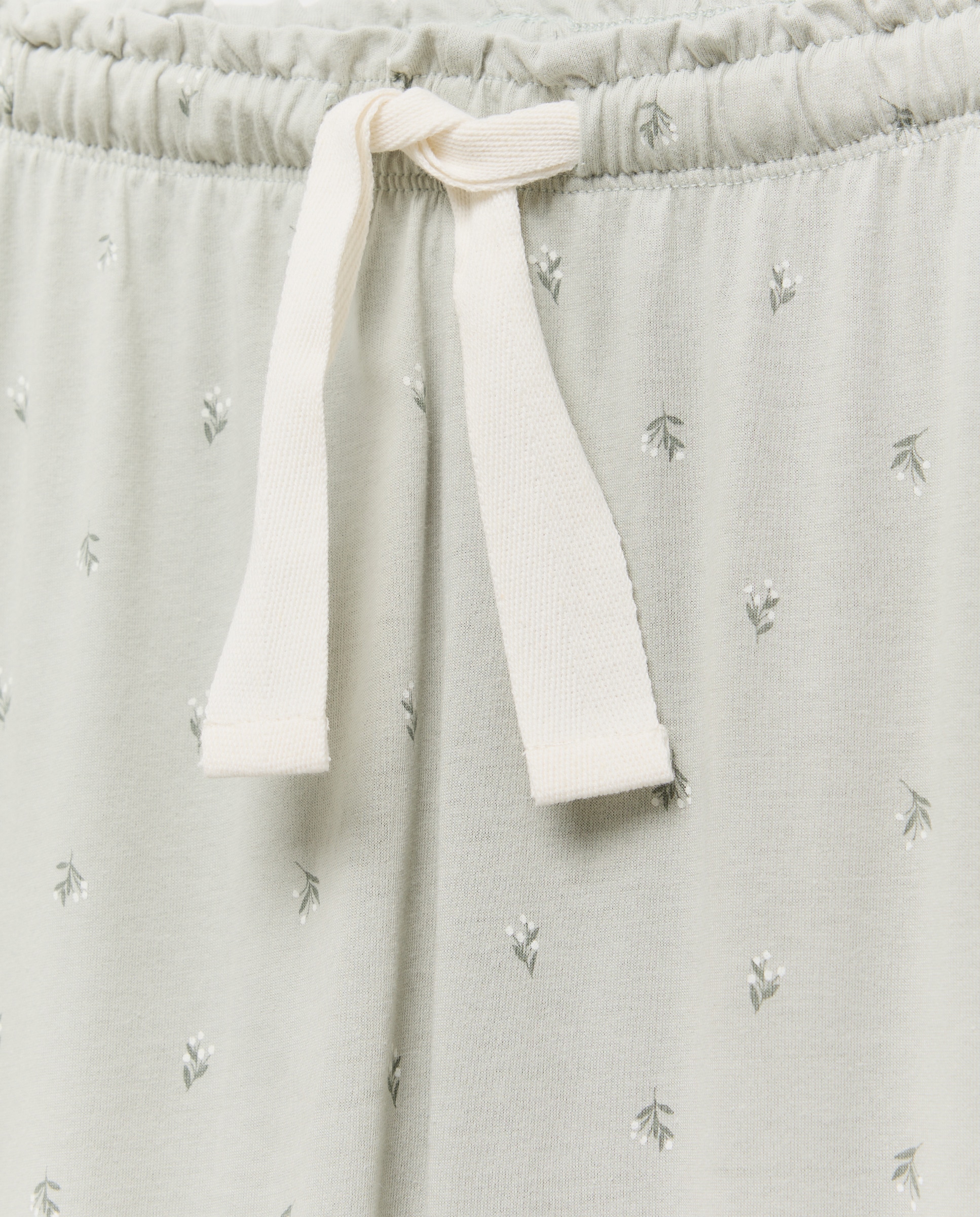 Pijama mujer algodón estampado 582 Verde agua-4