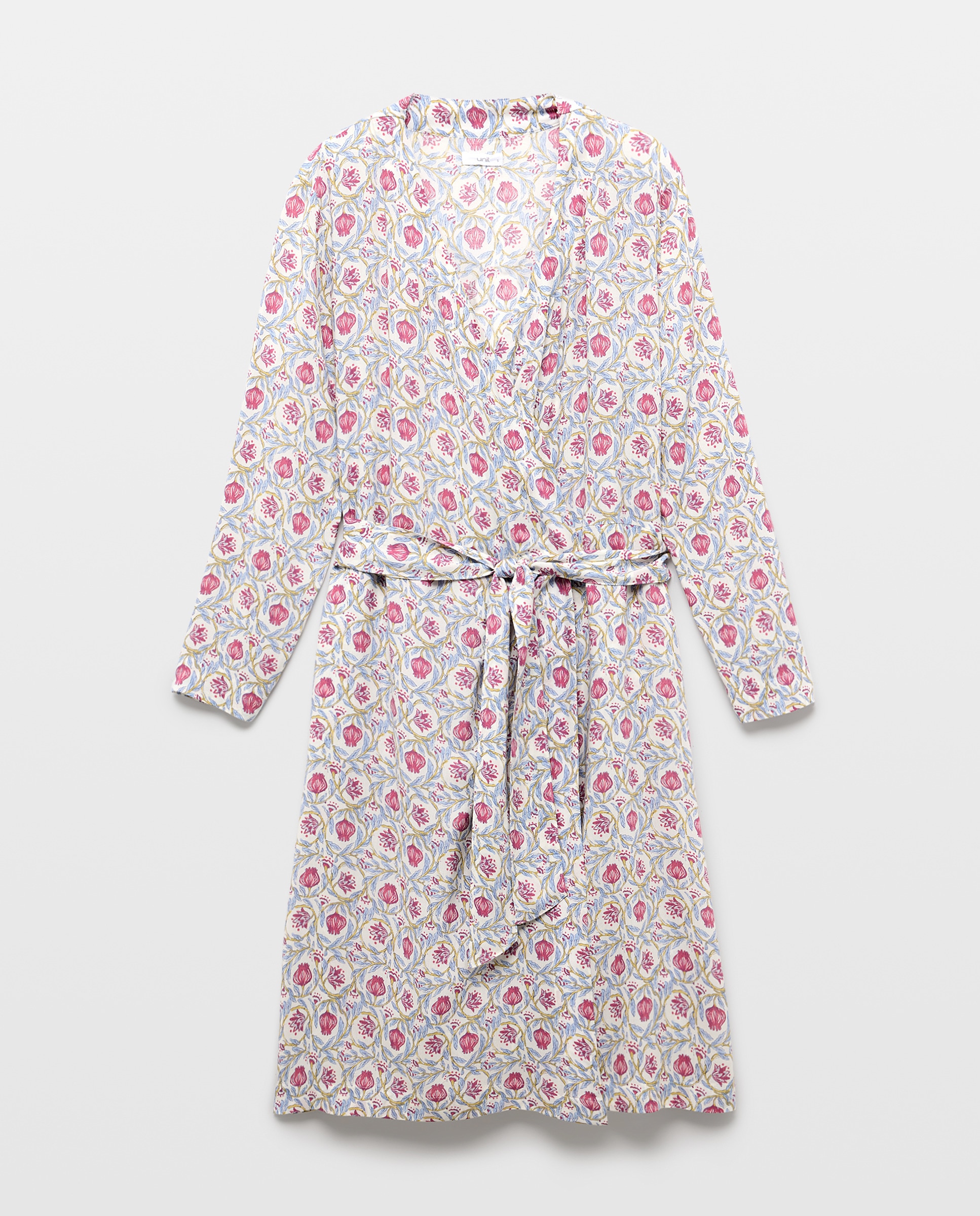 Bata estampada mujer 600 Rojo-3