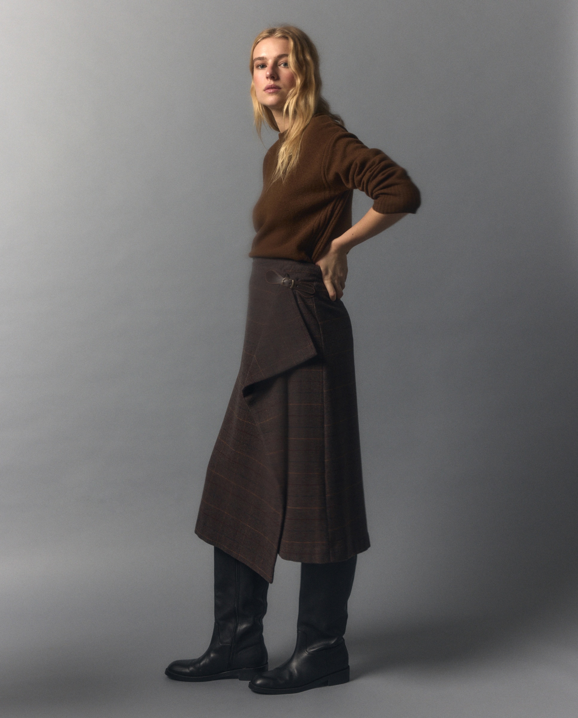 Botas Hípicas Rasas Preto-5