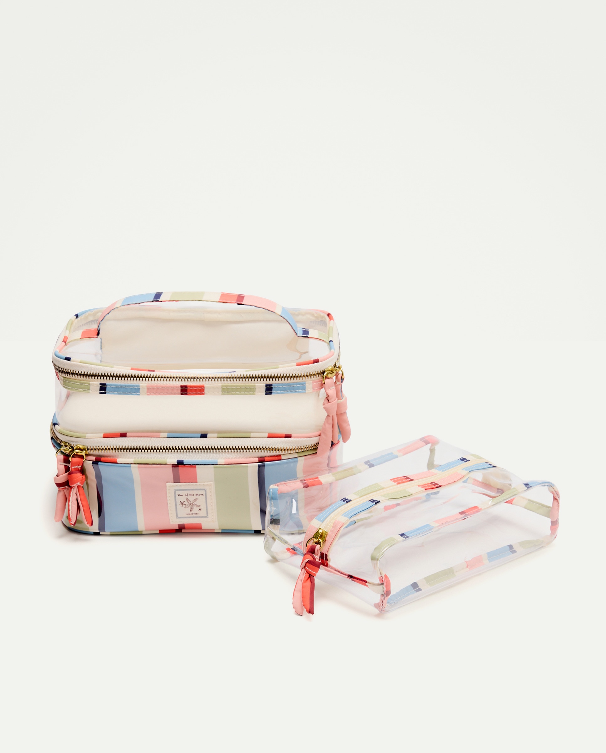 Pack de 3 Nécessaires Estampados Rosa-4