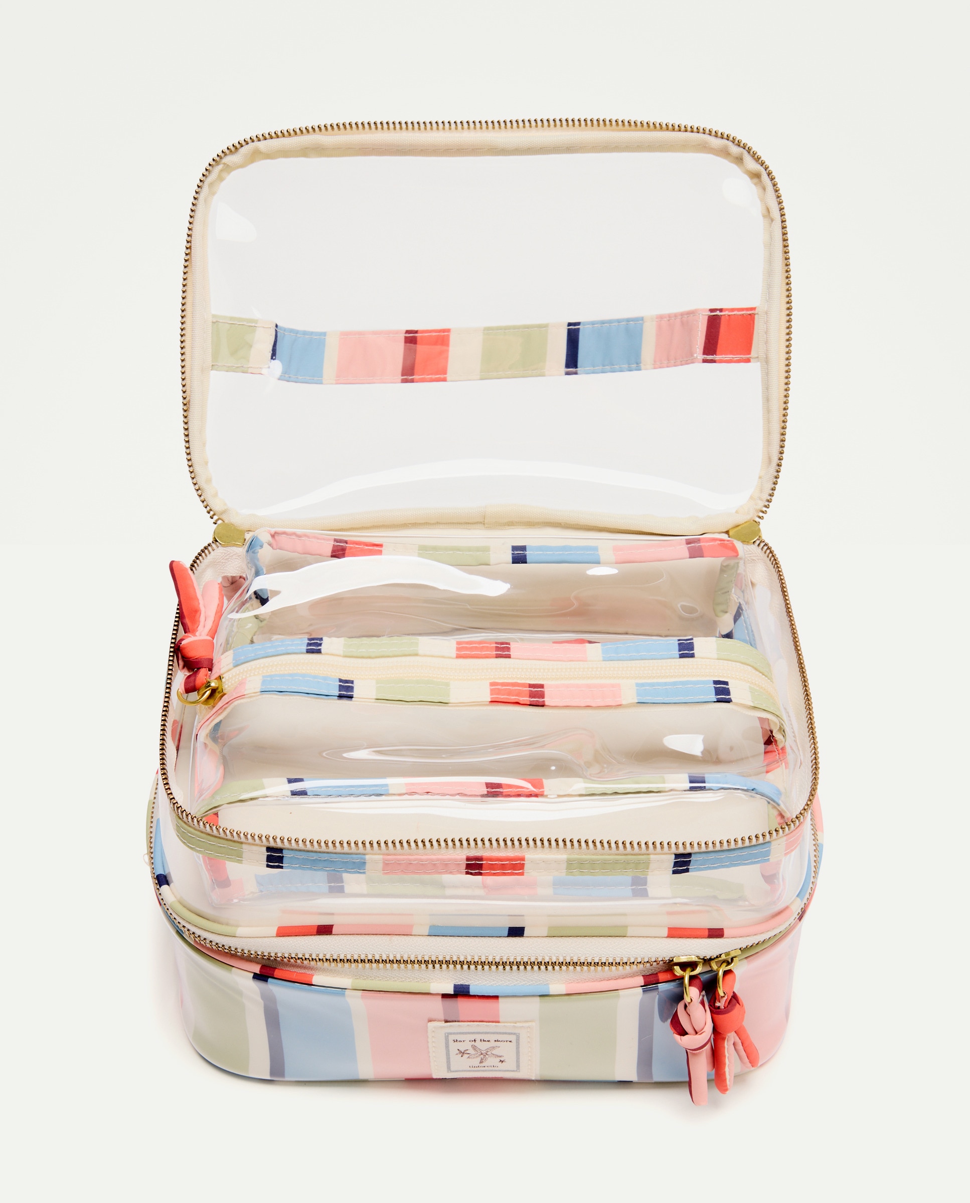 Pack de 3 Nécessaires Estampados Rosa-3