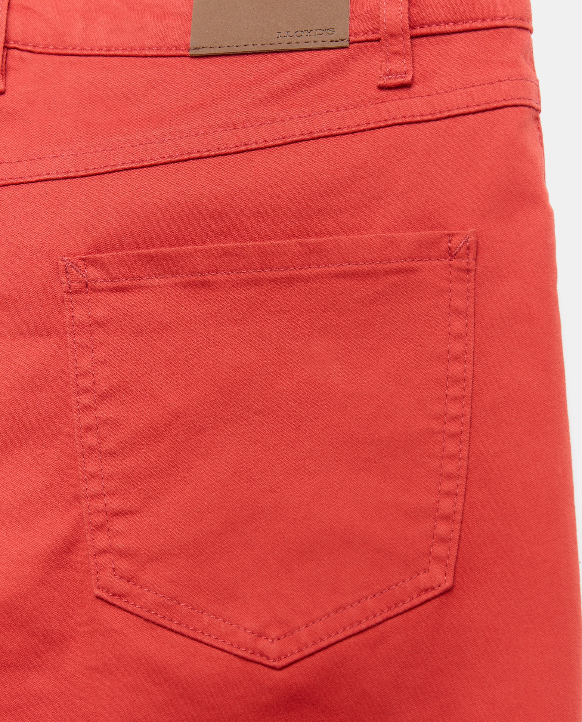 Calças Semi Skinny Básicas 600 Vermelho-5