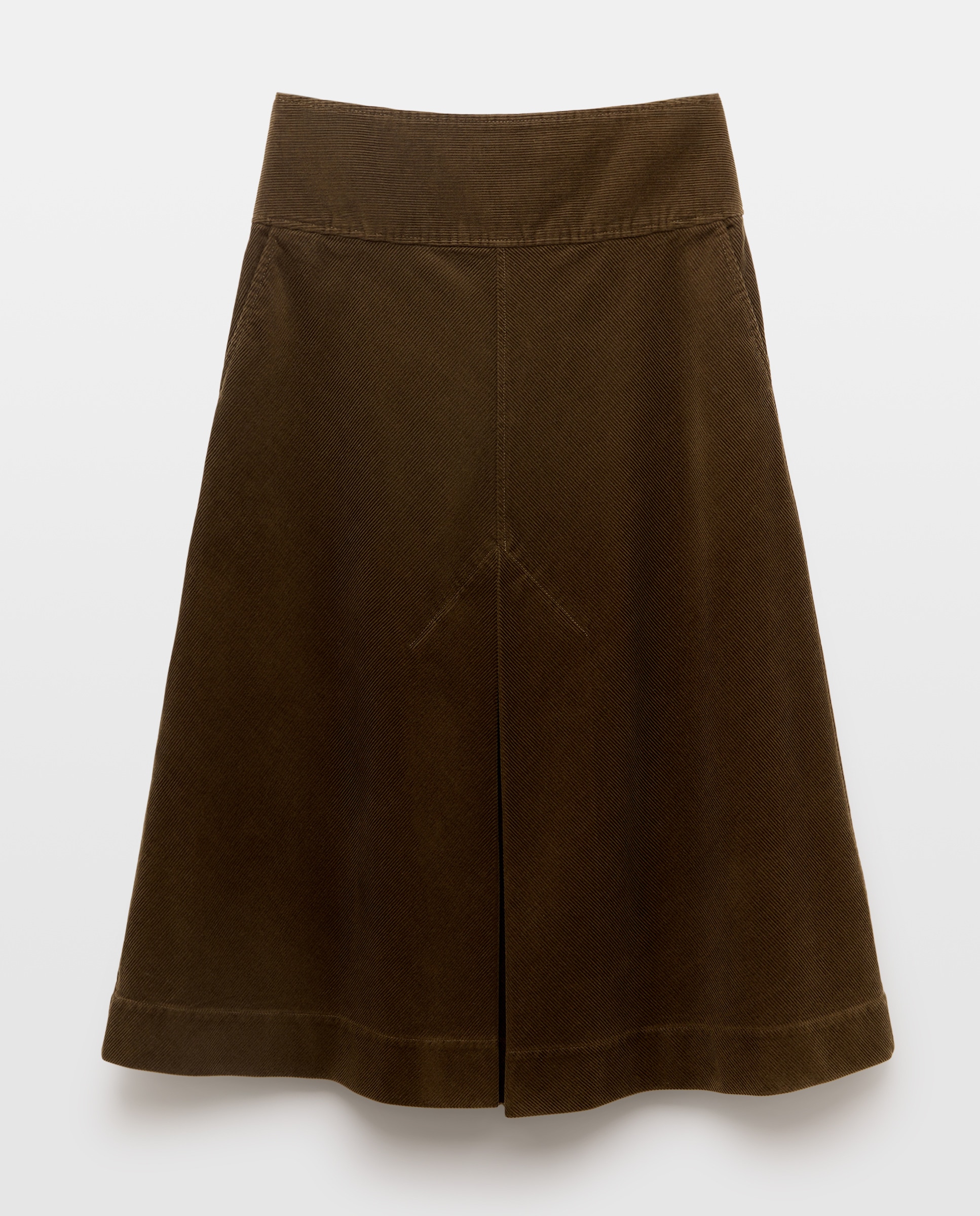 Saia Midi de Bombazina 520 Caqui-5