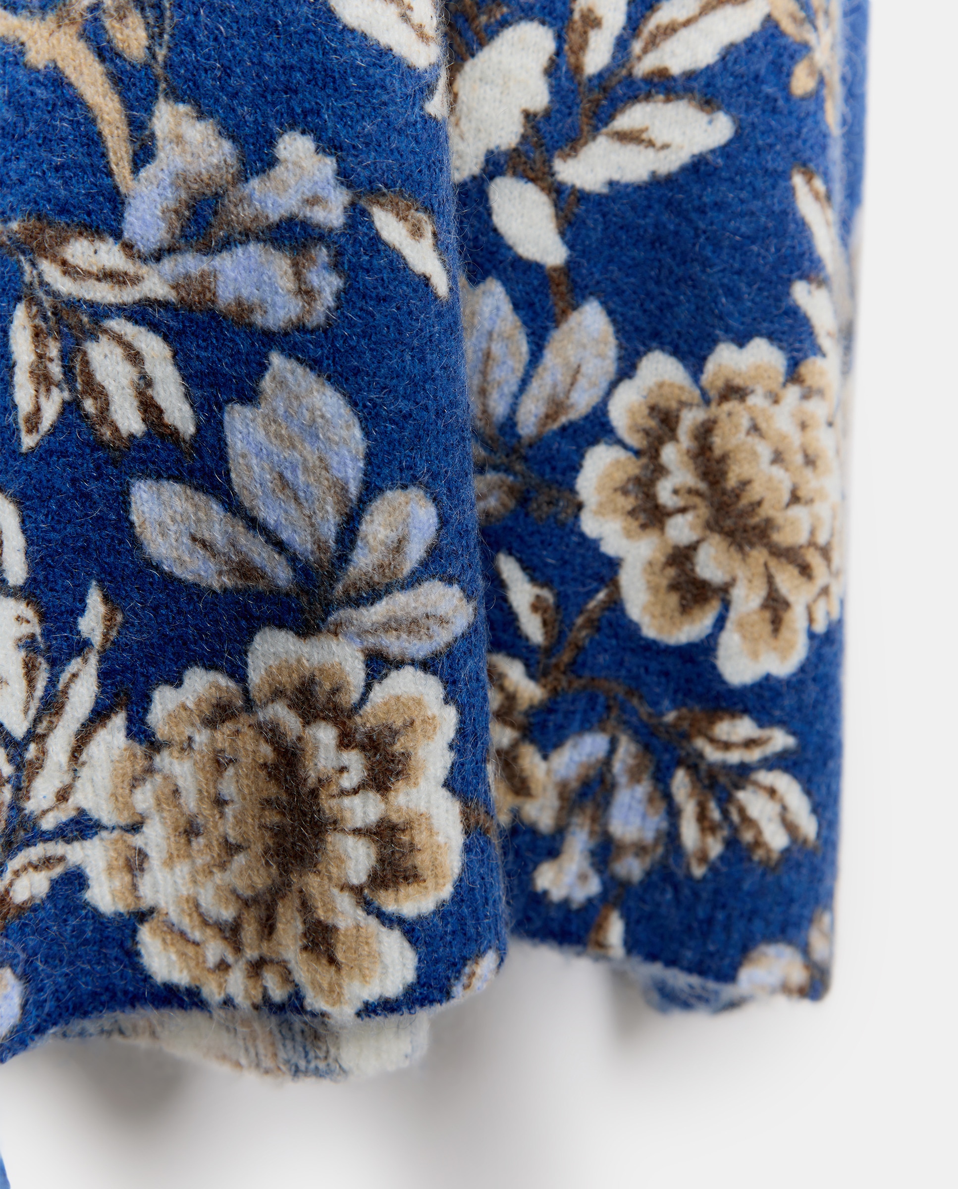 Camisola de Malha com Estampado Floral Azul-5