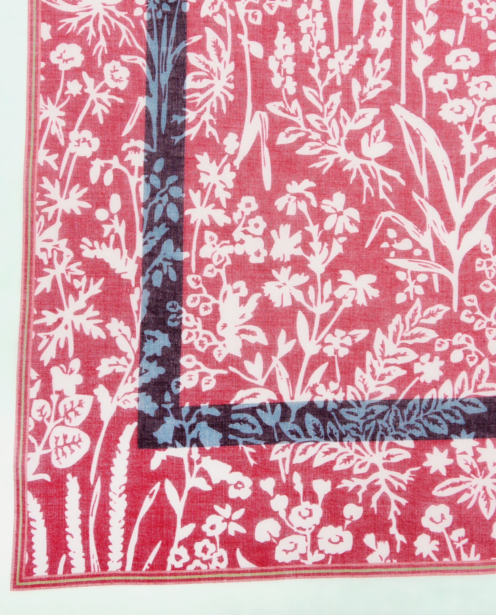 Pañuelo de mujer estampado 600 Rojo-4