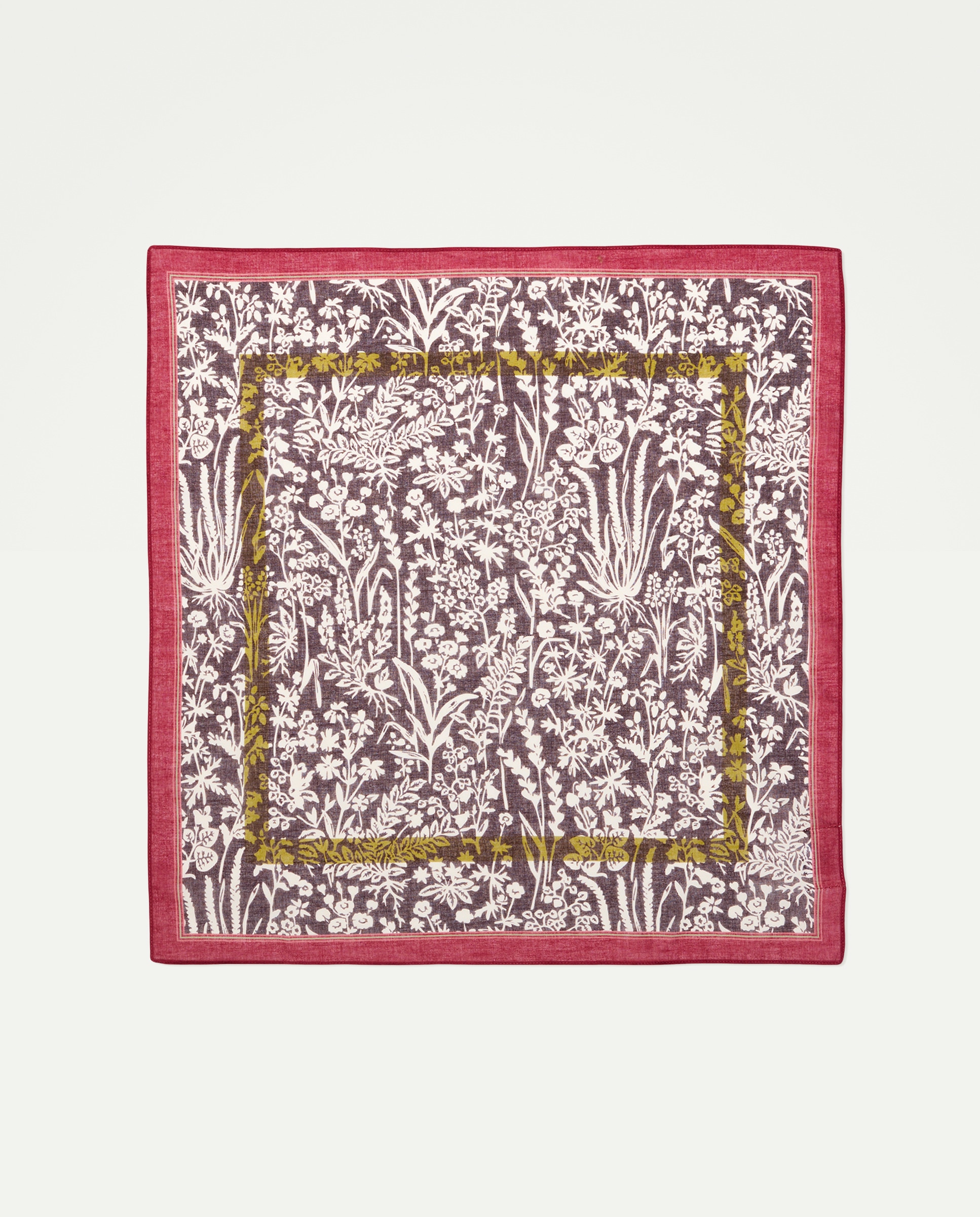 Pañuelo de mujer estampado Marrón-2