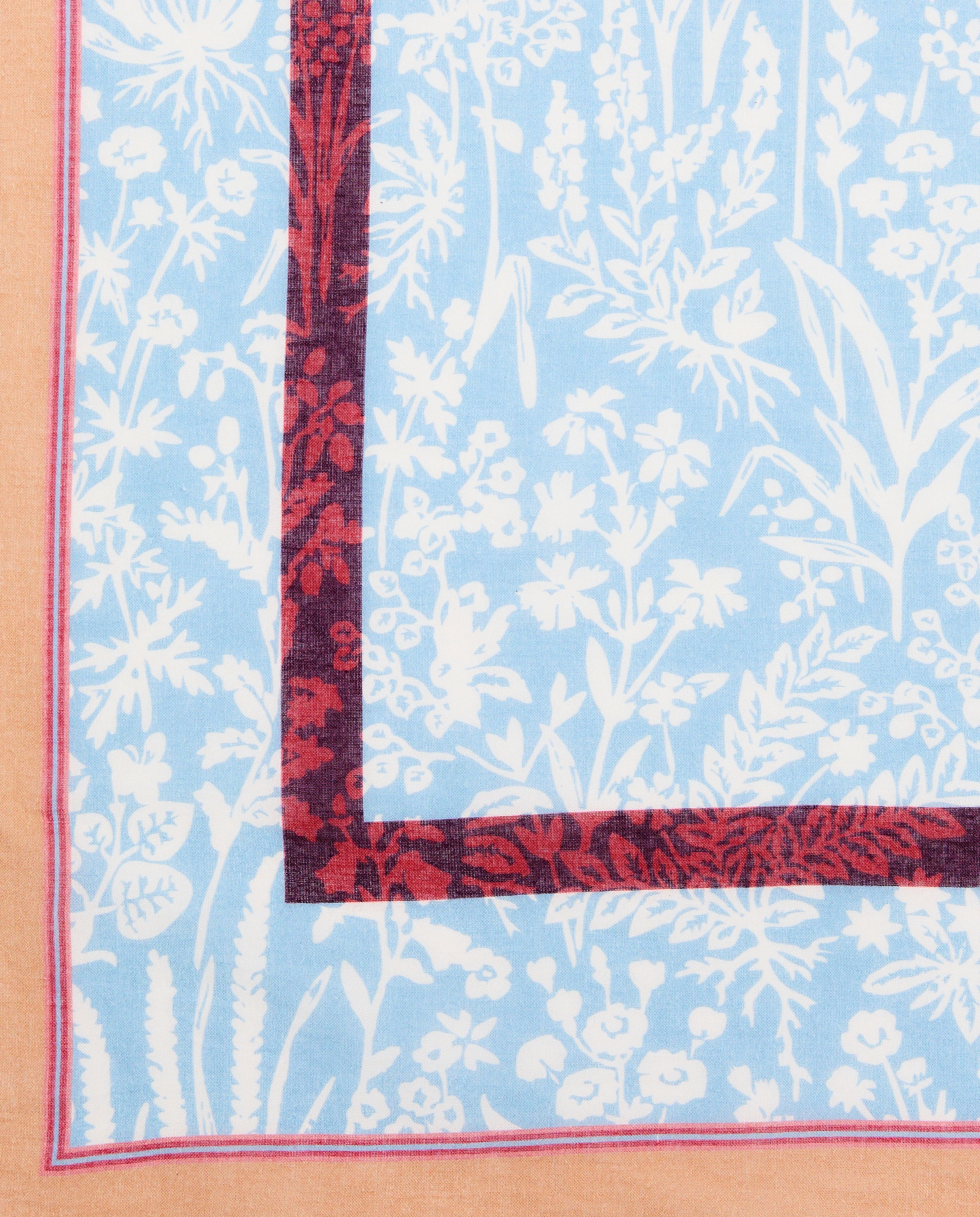 Pañuelo de mujer estampado 400 Azul-4