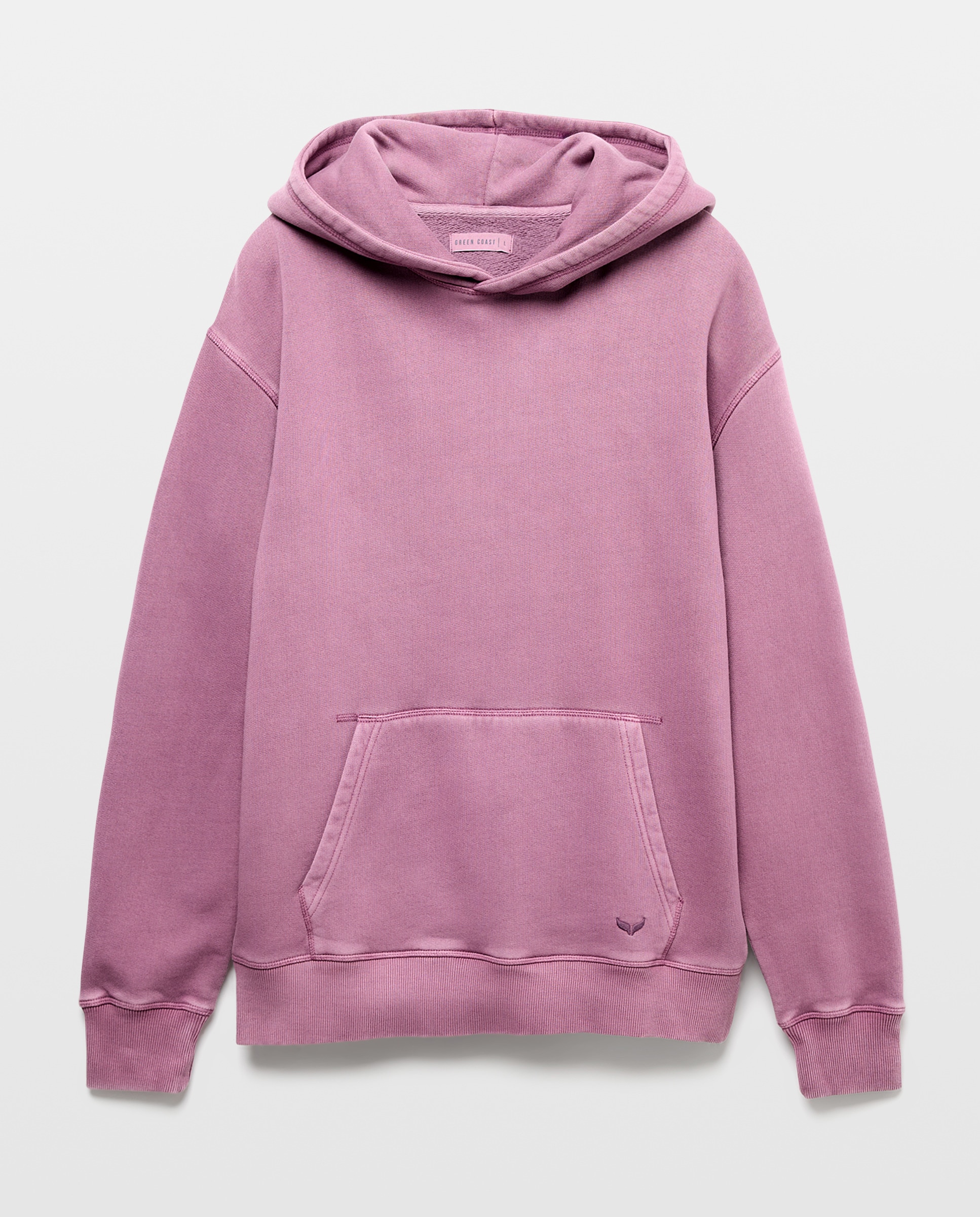 Sweatshirt de homem com capuz Ameixa-5