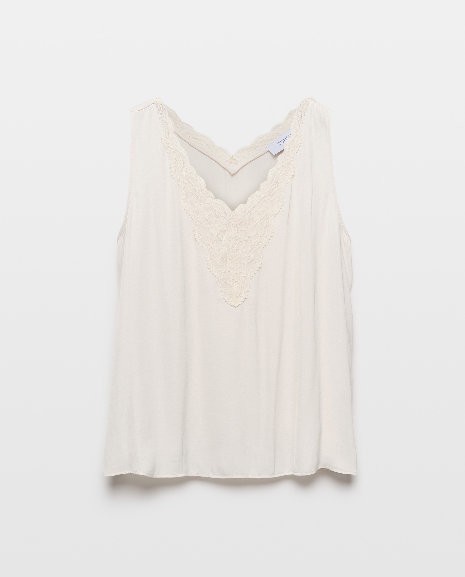Top rendilhado de mulher 120 Cru-5