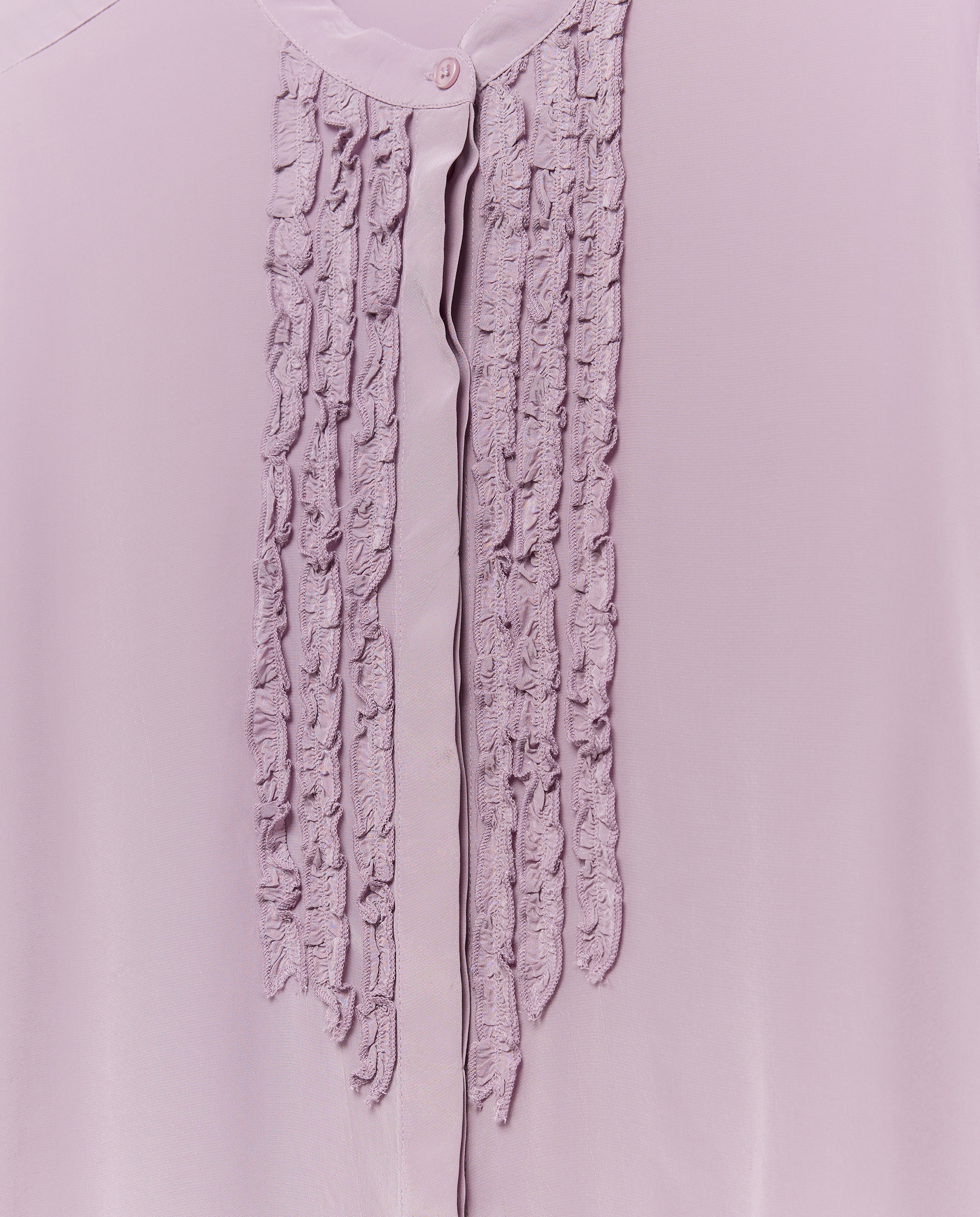 Camisa Lisa com Manga Comprida Roxo-6