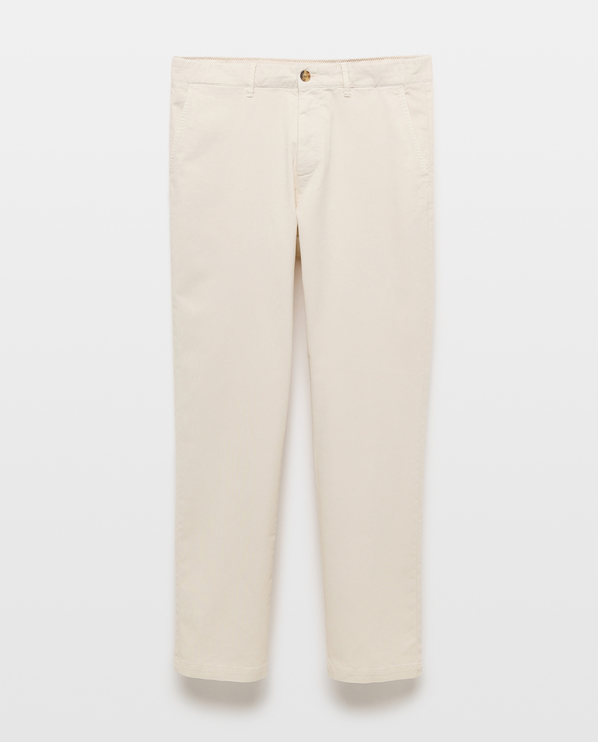 Calças Chino Regular Fit Pedra-4