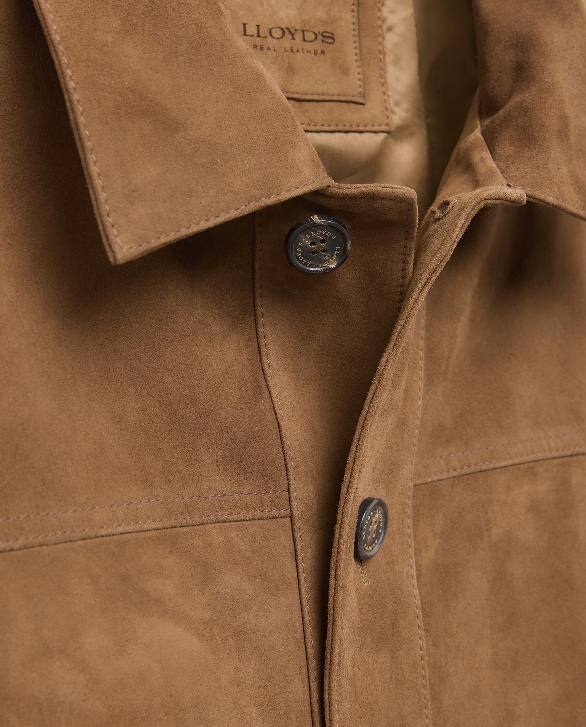 Casaco de Camurça Camel-5