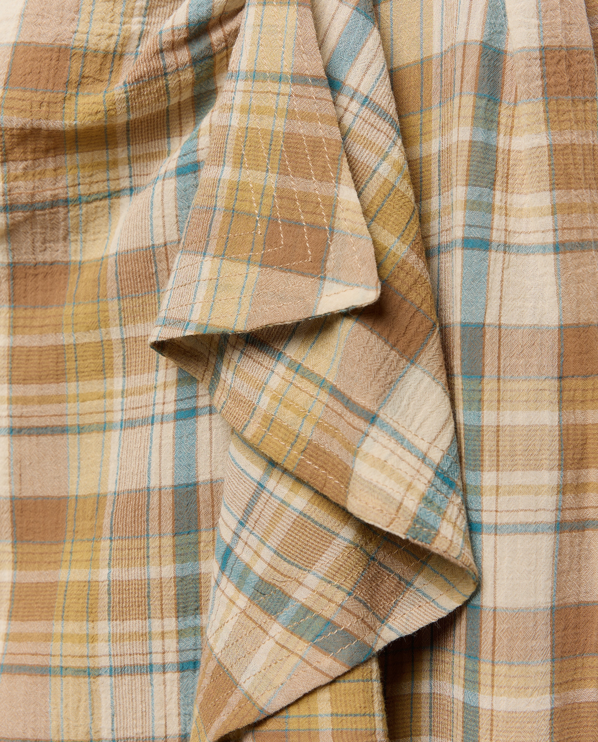 Saia Midi Estampada Branco-5