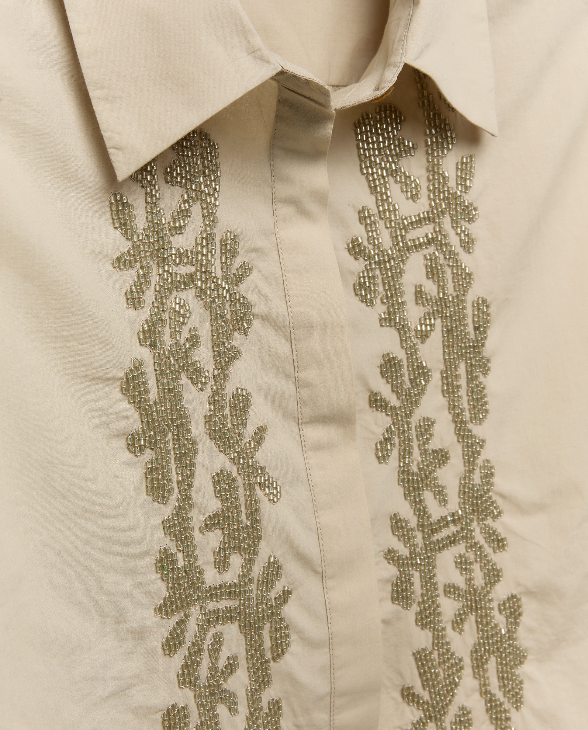 Camisa de Manga Comprida com Missangas Verde-flúor-6