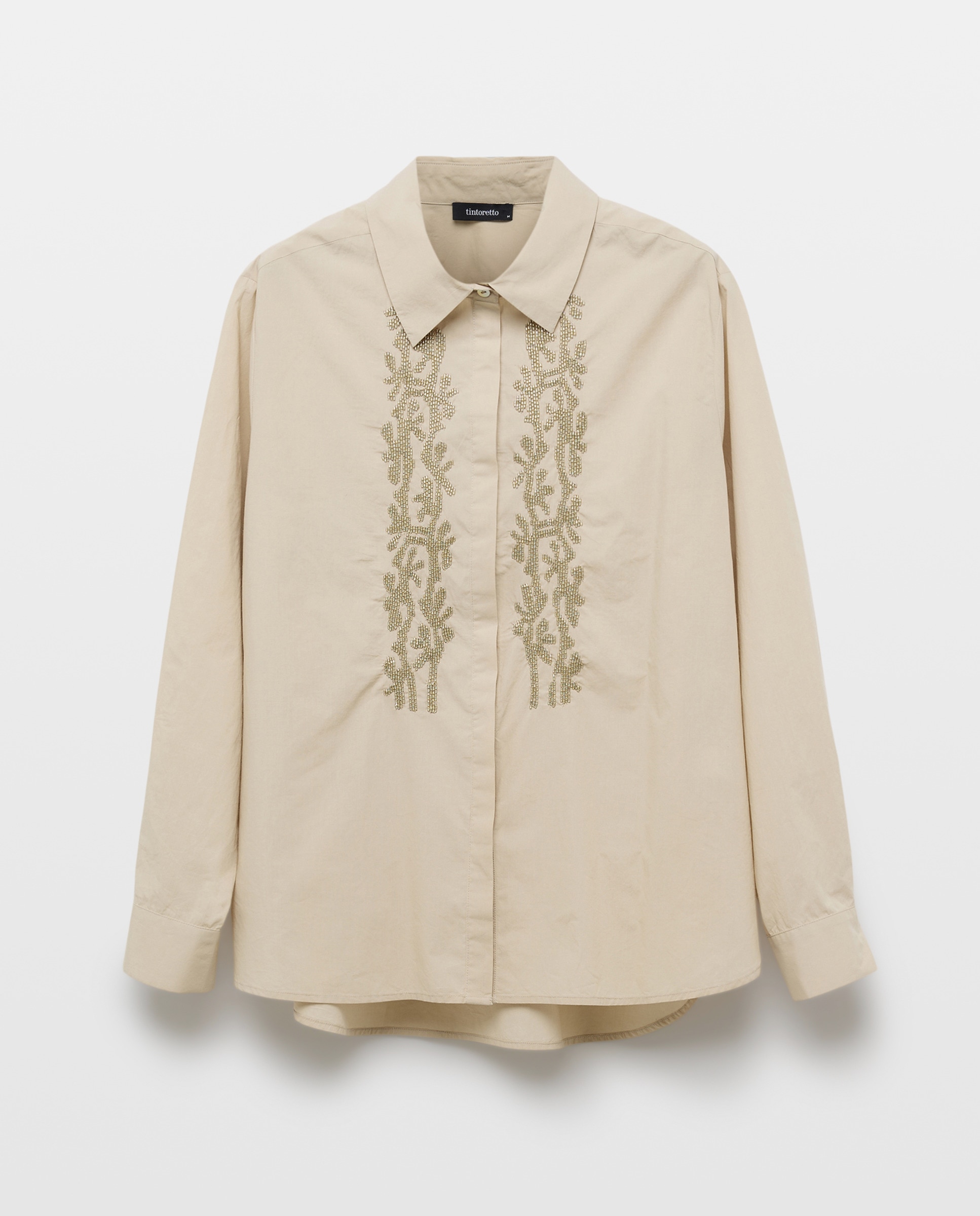 Camisa de Manga Comprida com Missangas Verde-flúor-5