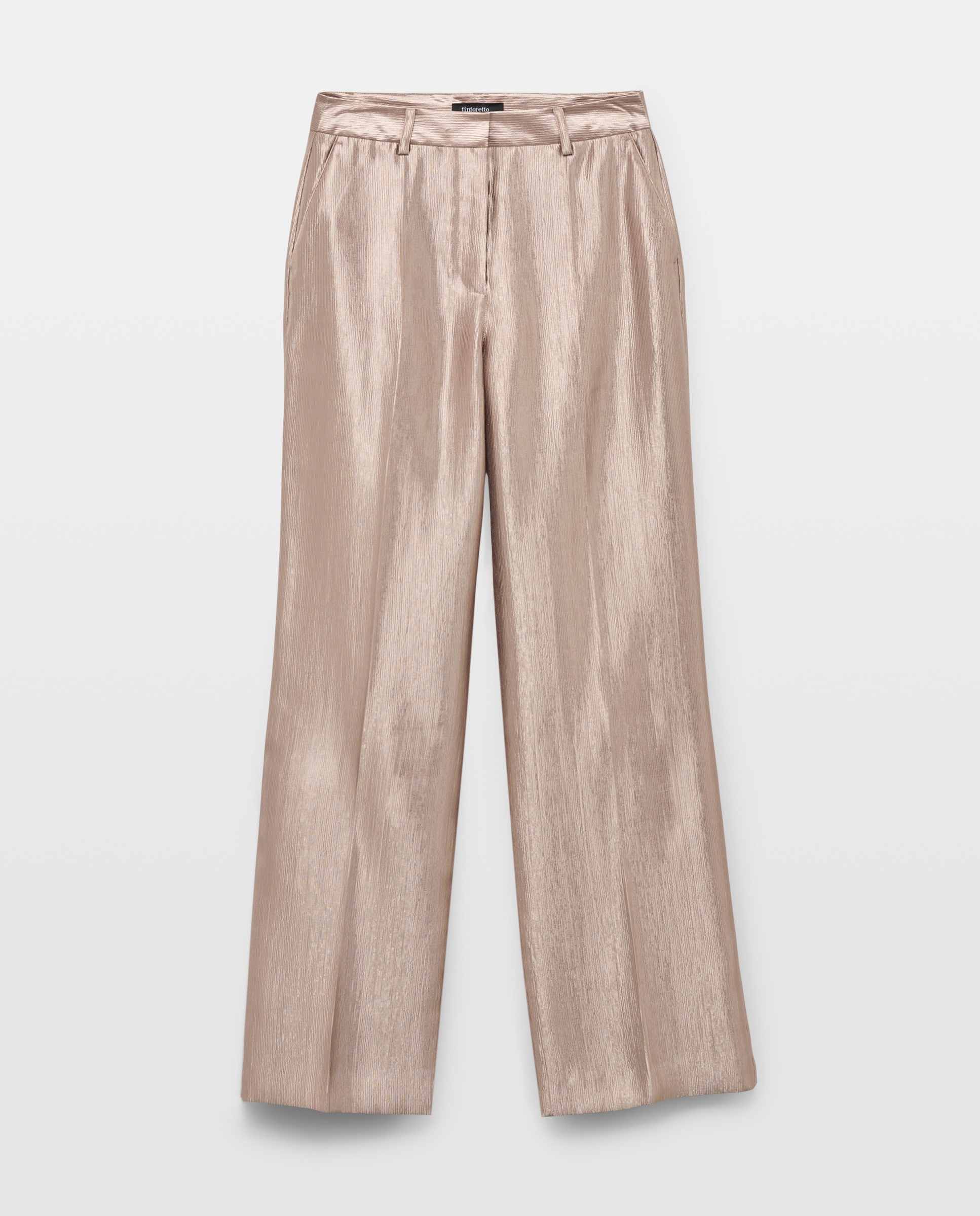 Calças de Fato Laminadas 250 Nude-4