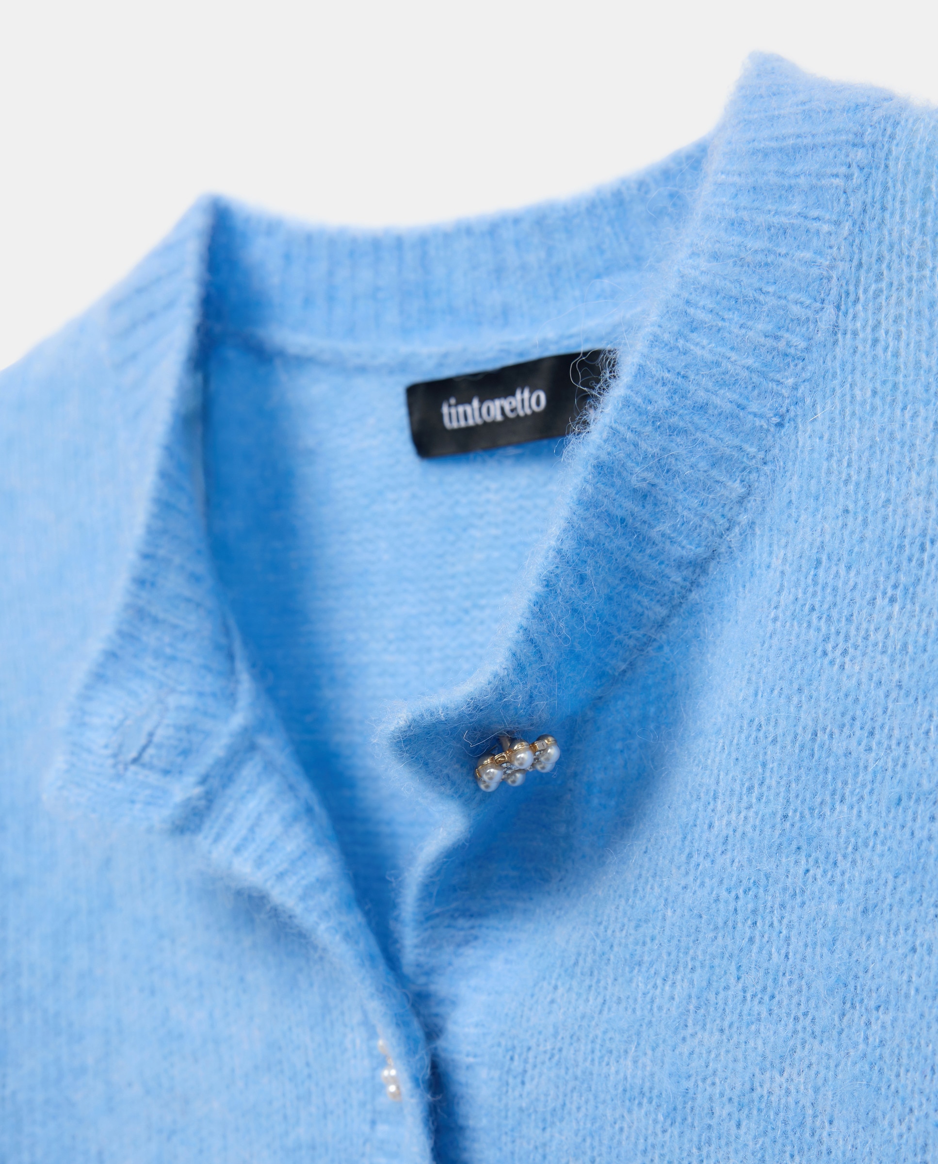 Casaco com Decote Redondo 430 Azul Escuro-5