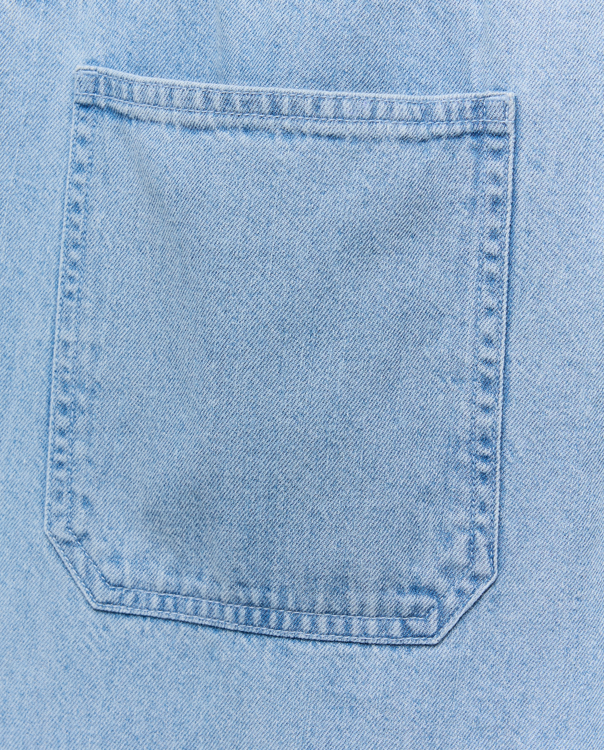 Jeans com Elásticos Azul-índigo-5