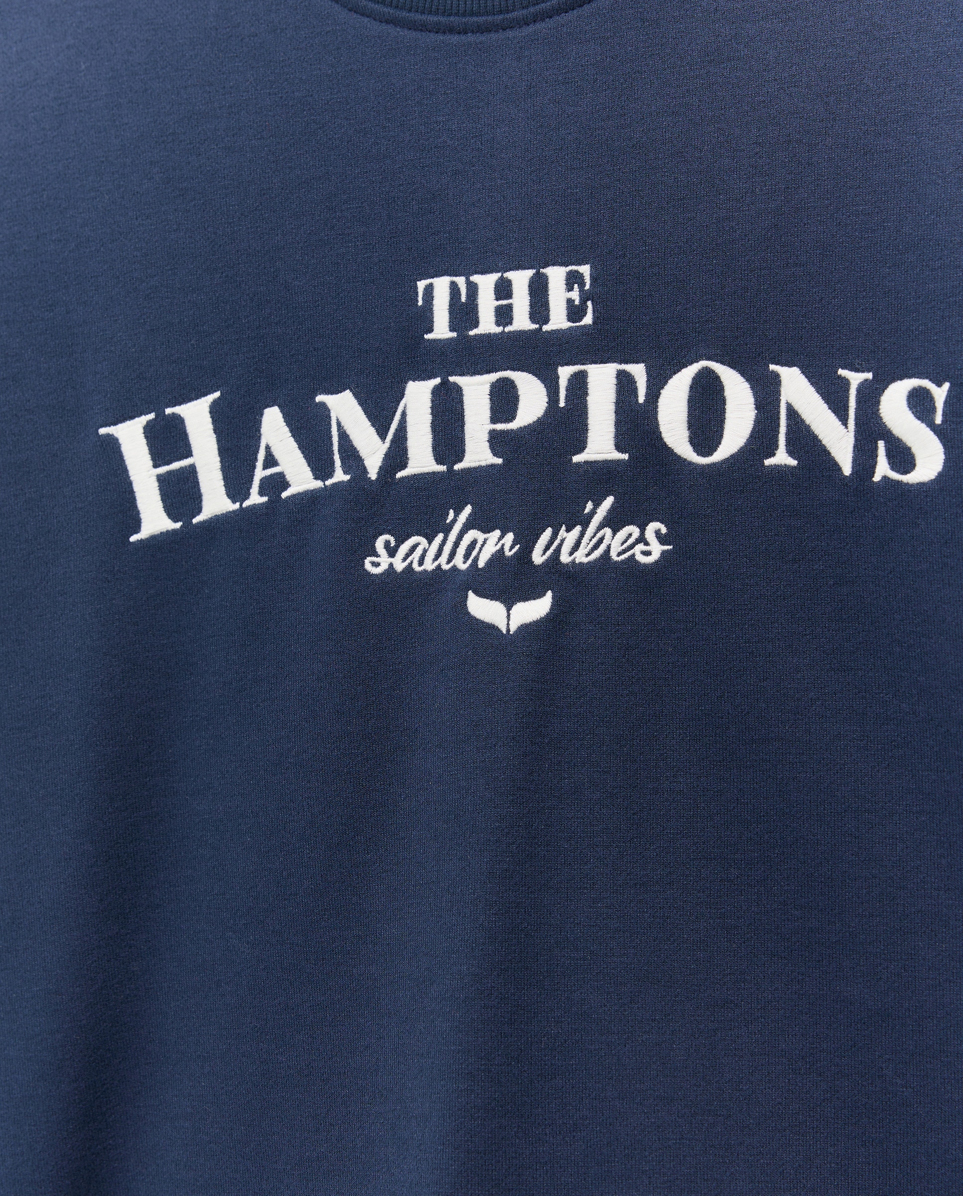 Sweatshirt com Bordado Hamptons Azul-marinho-6