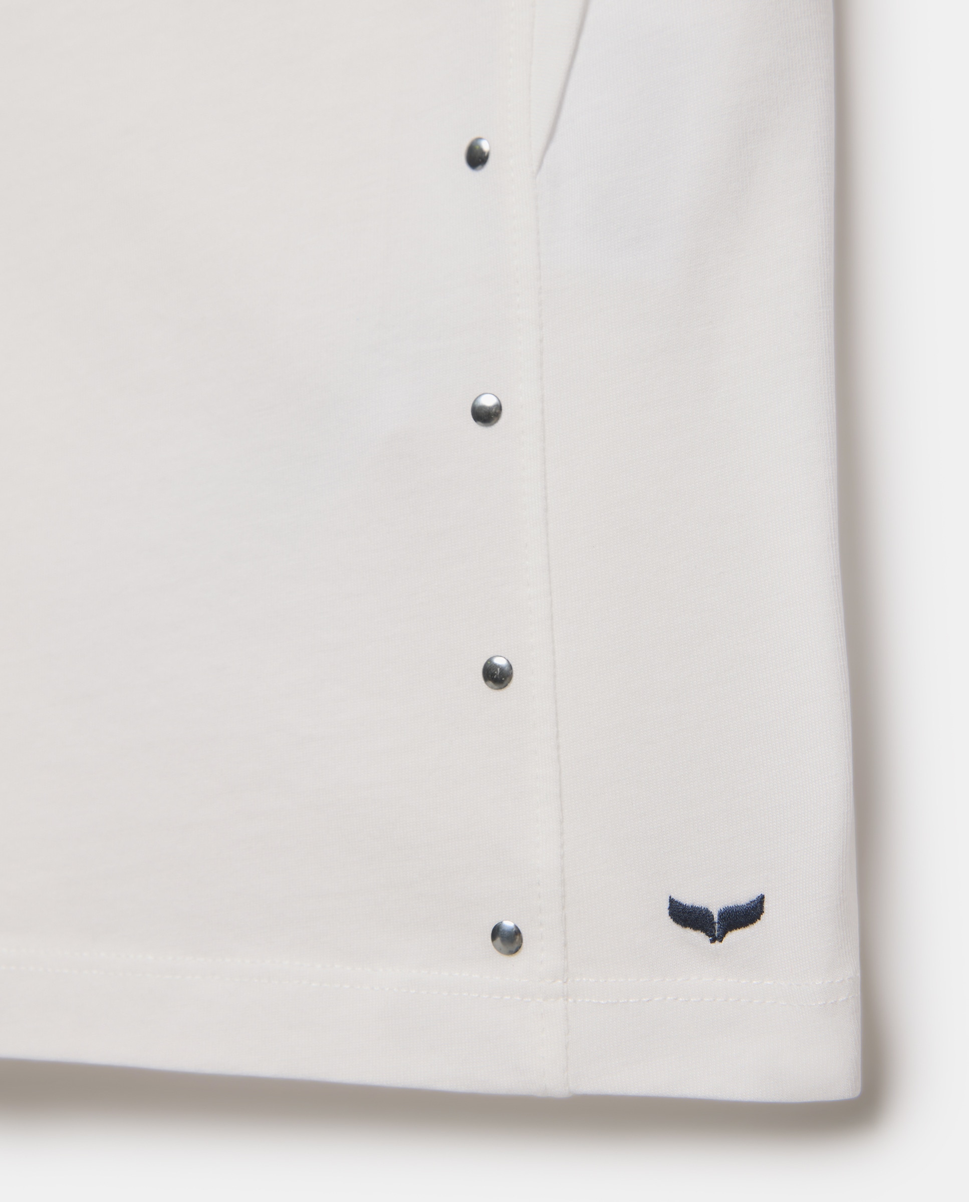 T-shirt Lisa sem Mangas Branco-5
