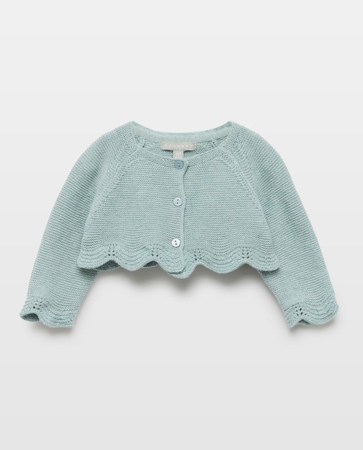 Imagem 0 de Casaco Curto Básico de Bebé com Manga Raglã