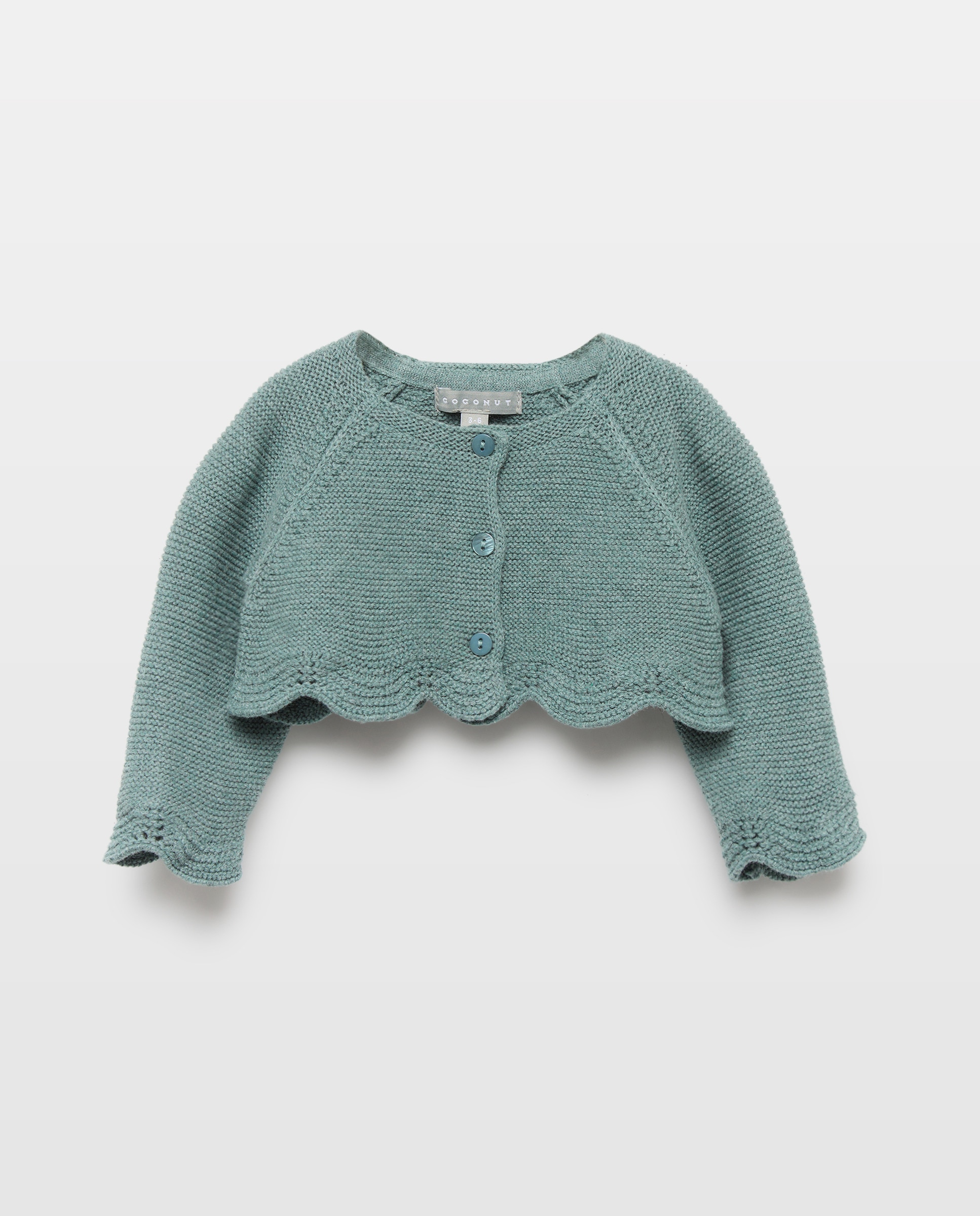 Imagem 0 de Casaco Curto Básico de Bebé com Manga Raglã
