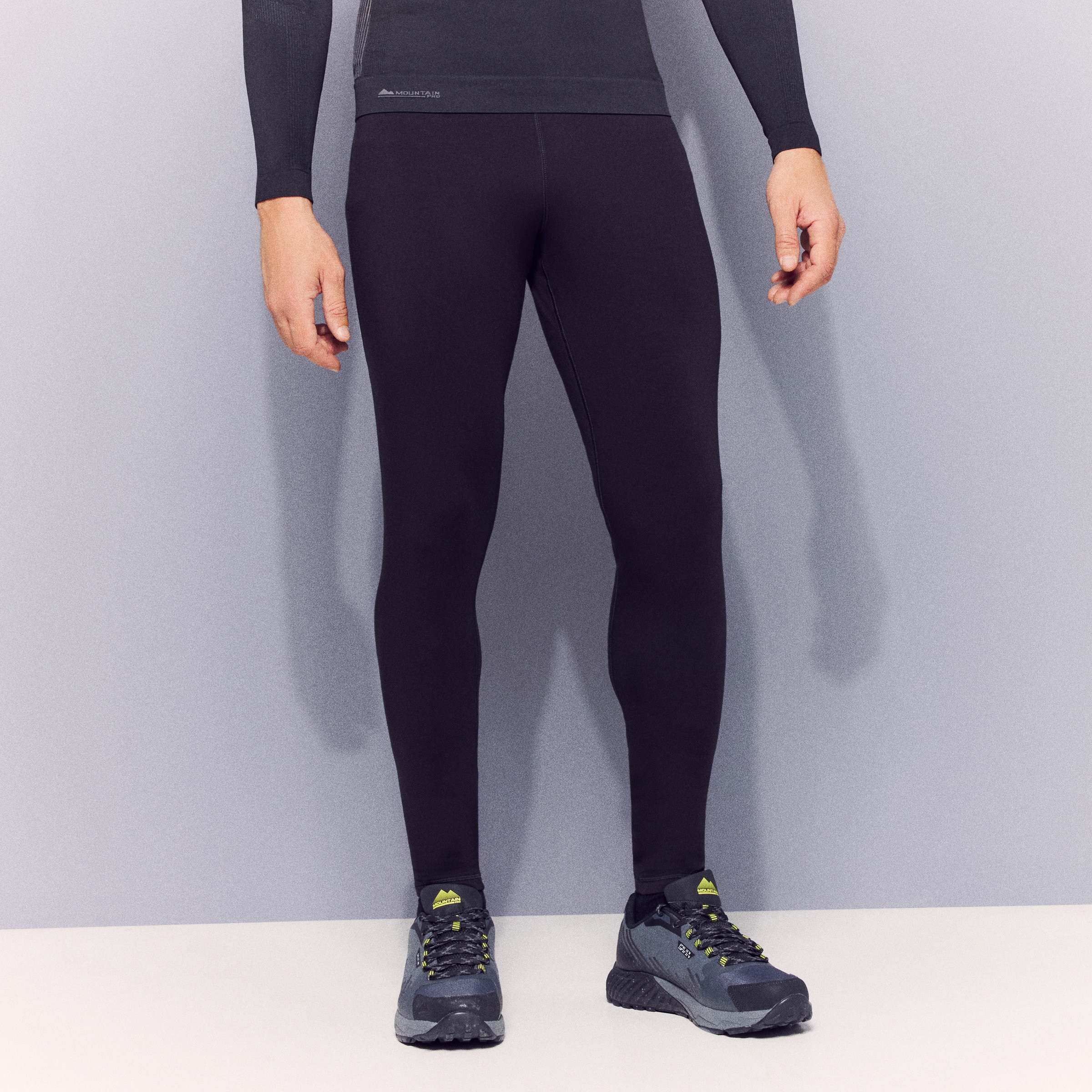 Calças Térmicas Advance Warm de Homem Preto-2
