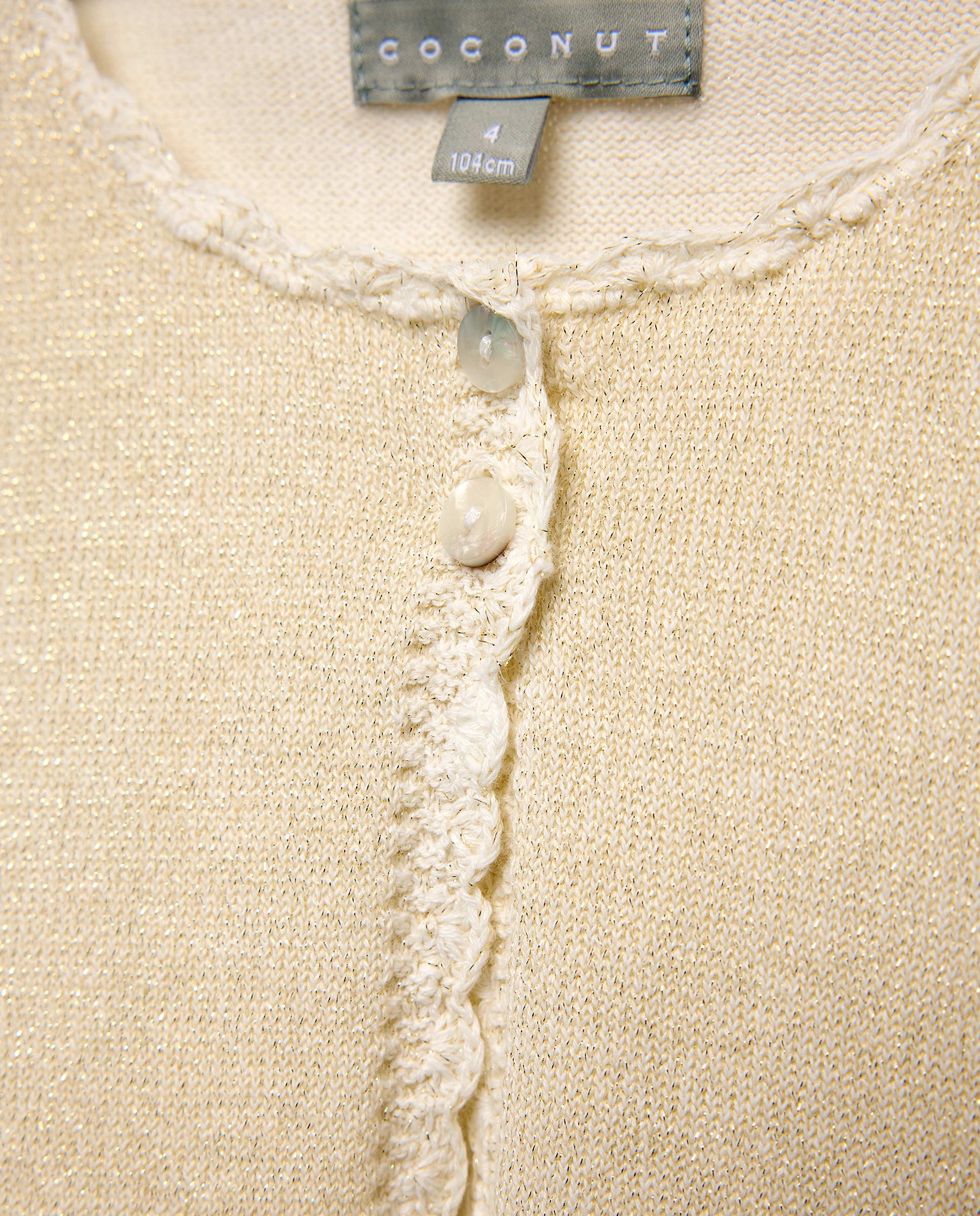 Casaco com Efeito de Fio Metalizado Torrado-5