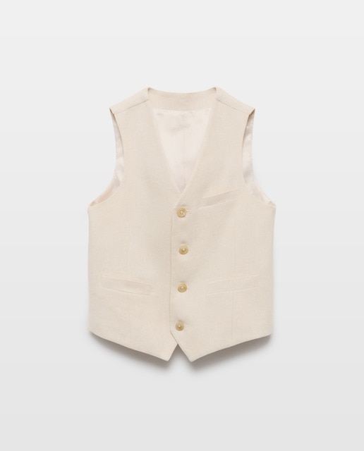 Imagem 0 de Colete de Linho Combinado