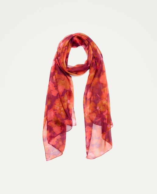 Imagem 0 de Chiffon 100% Seda com Estampado