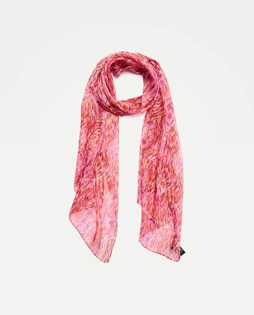 Imagem 0 de Chiffon 100% Seda com Estampado