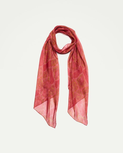 Imagem 0 de Chiffon 100% Seda com Estampado