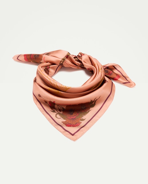 Imagem 0 de Lenço de Sarja 100% Seda com Estampado