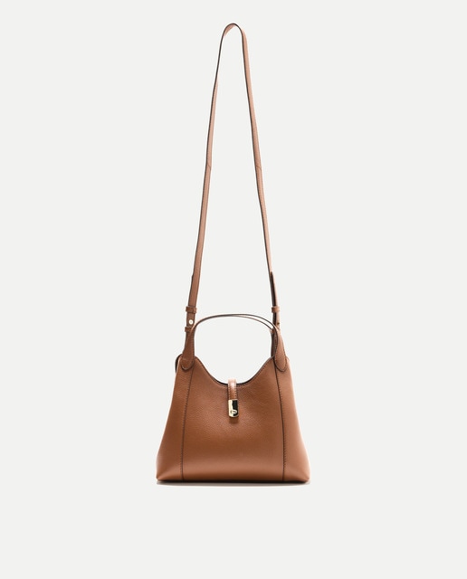 Imagen 0 de Bandolera triple bolsillo piel