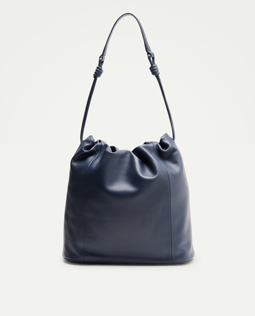 Imagen 0 de Hobo saco fruncido piel