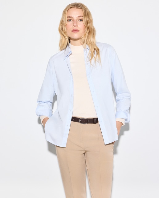 Imagem 0 de Blusa com Manga Comprida e em Popelina