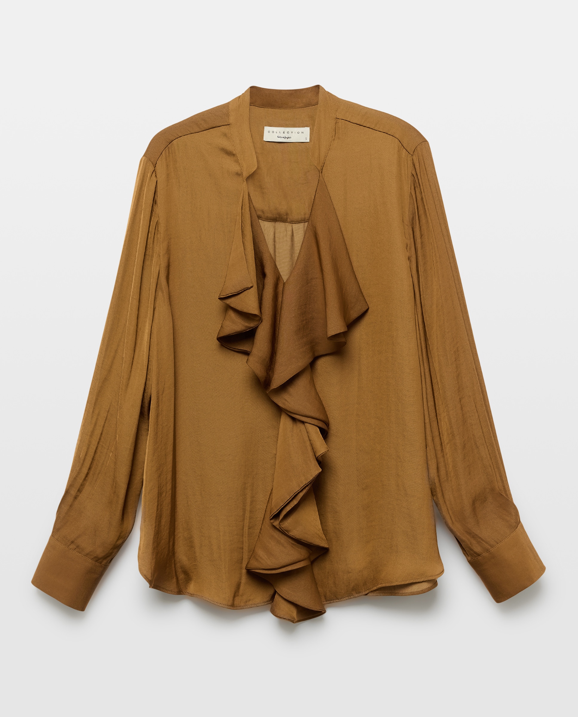 Blusa Lisa de Manga Comprida Toffee-5